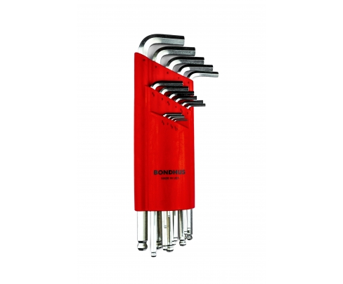 Set ekstra dugih imbus ključeva sa kugličnom glavom Bondhus BriteGuard HEX 1,27 - 10,0 17095 15 kom