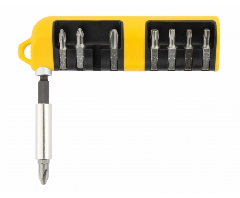 Set bitova Felo Industrial Bit-Tool sa držačem bitova SL/PH/PZ/TX 02080106 10 kom