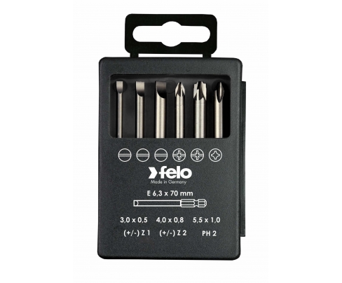 Set bitova Felo Industrial Bit-box Profi 73 mm SL/PH/XENO 03192716 6 kom