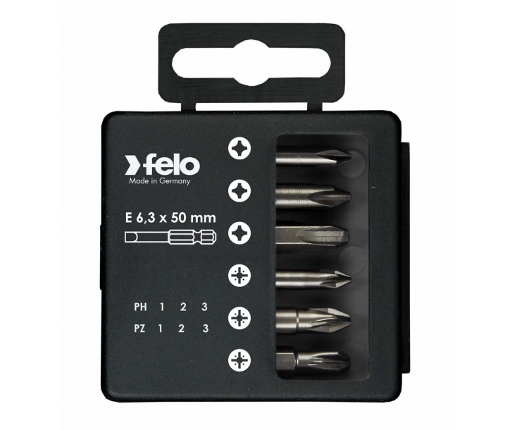 Set bitova Felo Industrial Bit-box Profi 50 mm PH/PZ 03291516 6 kom