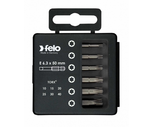 Set bitova Felo Industrial Bit-box Profi 50 mm TORX 03691516 6 kom
