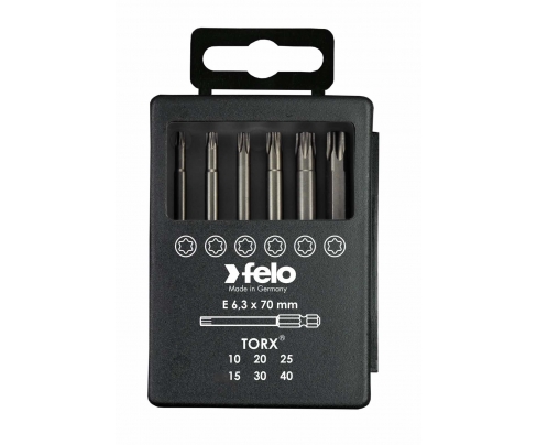 Set bitova Felo Industrial Bit-box Profi 73 mm TORX 03691716 6 kom