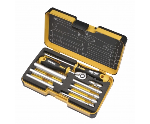 Set alata Felo XL-Strongbox R-GO M-Tec sa čegrtaljkom SW/MS 05781006 10 kom