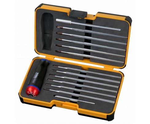 Set Felo Nm-Box sa moment šrafciger 1,5-3,0 Nm i nastavci SL/PH/PZ/TX/TX+ 10099216 13 kom