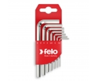 Set kratkih šestougaonih L-ključeva Felo HEX 1,5-6,0 mm 34500711 7 kom