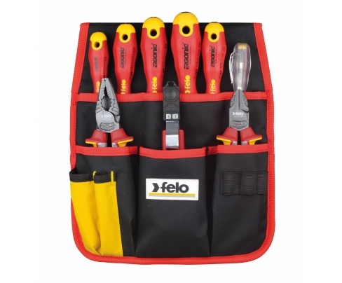 Set alata za električare Felo Ergonic VDE SL/PH 41399504 9 kom u torbi za pojas