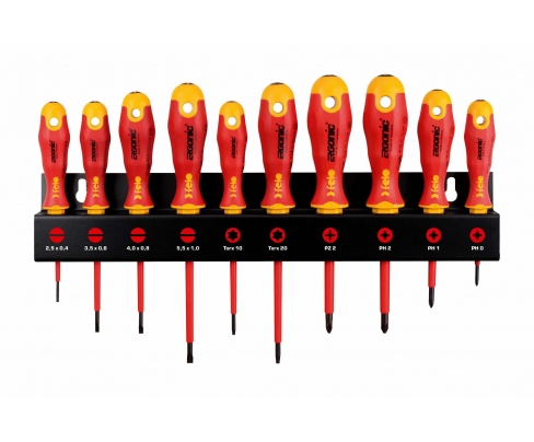 Set šrafcigera Felo Ergonic VDE SL/PH/PZ/TX 41491093 10 kom