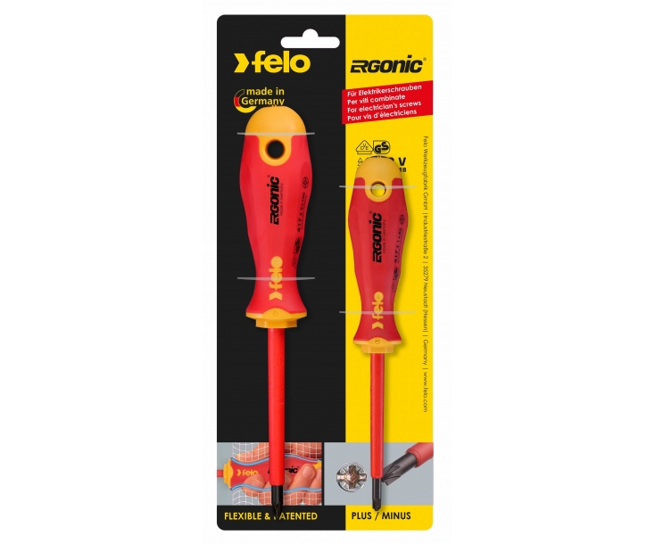 Set šrafcigera Felo Ergonic VDE XENO SL/PZ 41792191 2 kom u blisteru