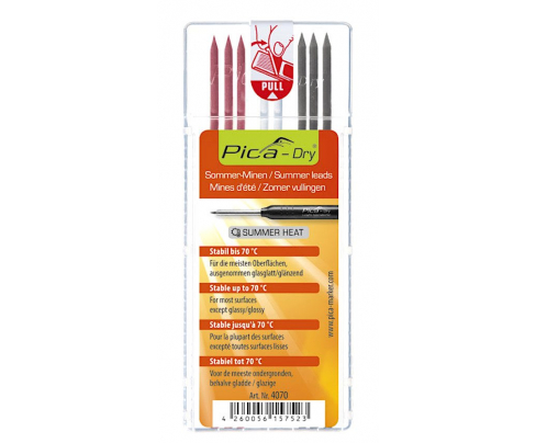Mine Summer Heat za olovku Pica-Dry Pica 4070 8 kom