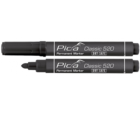 Permanentni marker crni Dry-Safe Pica 520/46
