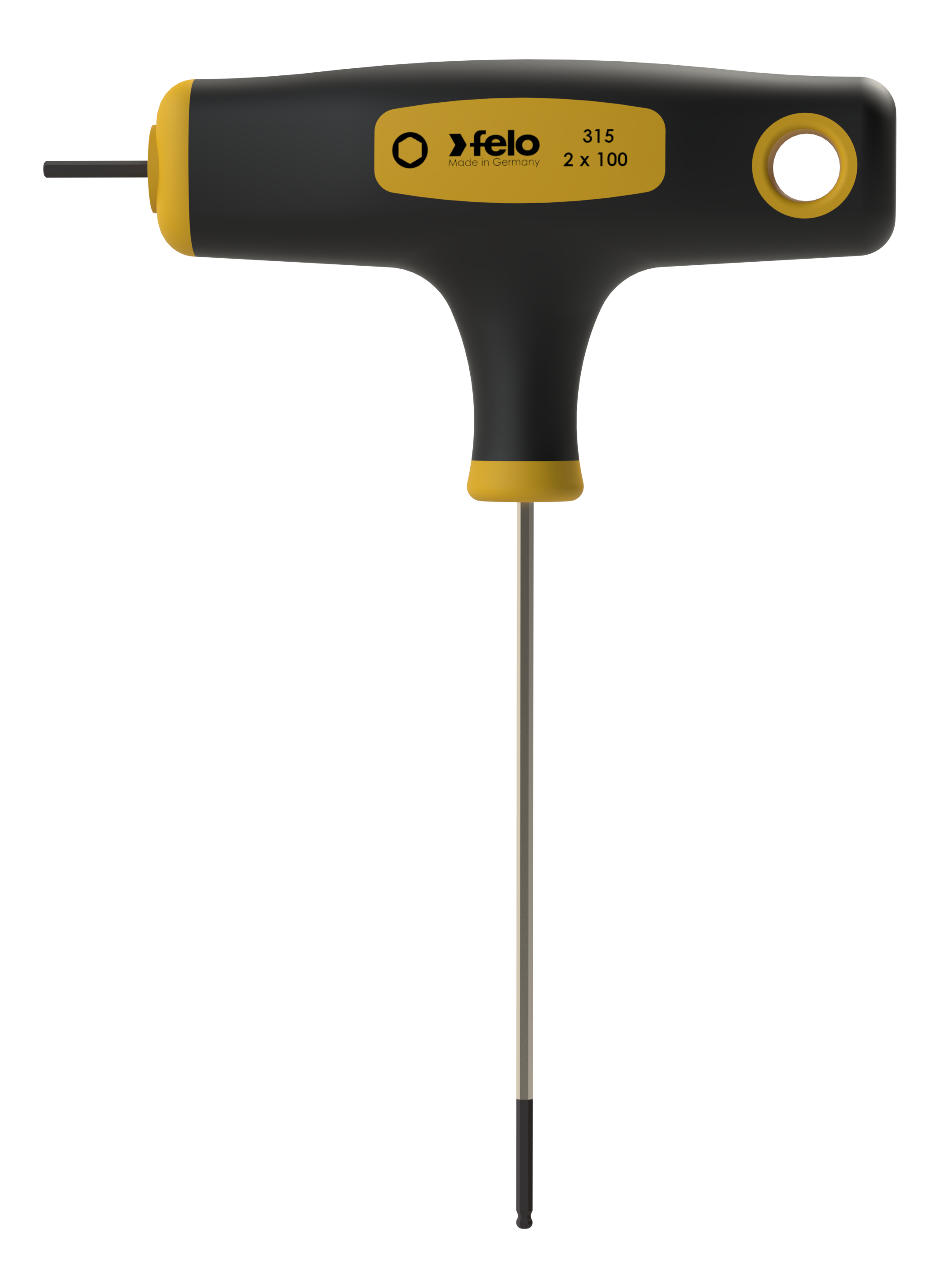 Felo Dupla T‑ručka HEX šrafciger sa kuglastom glavom 2 mm x 100 31520360